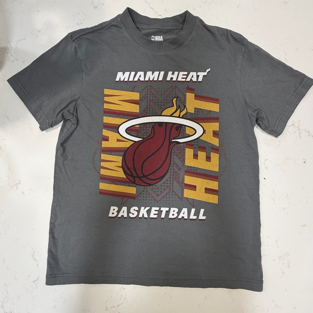 NBA Miami Heat Charcoal Graphic T-Shirt